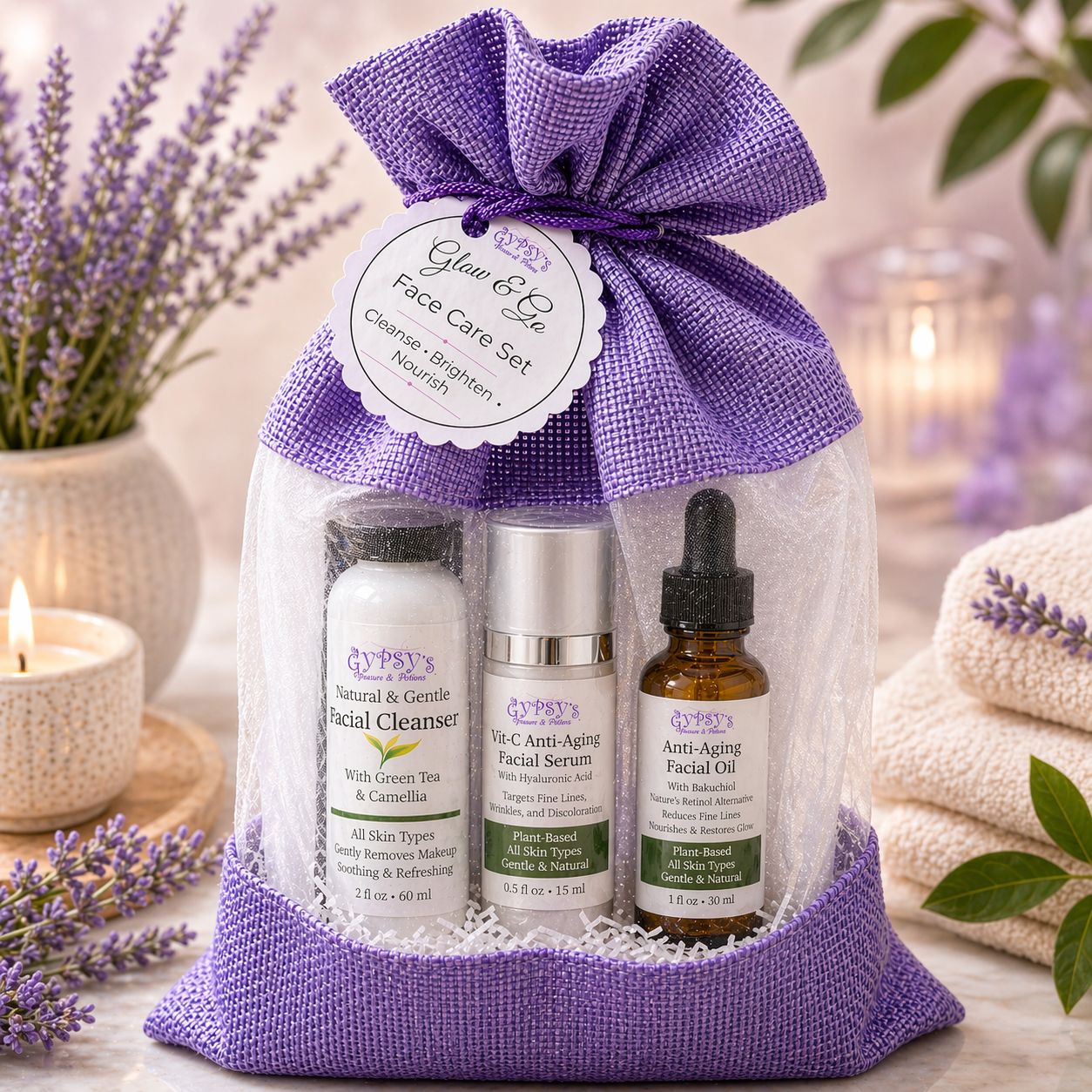 Glow &amp; Go Facial Care Gift Set