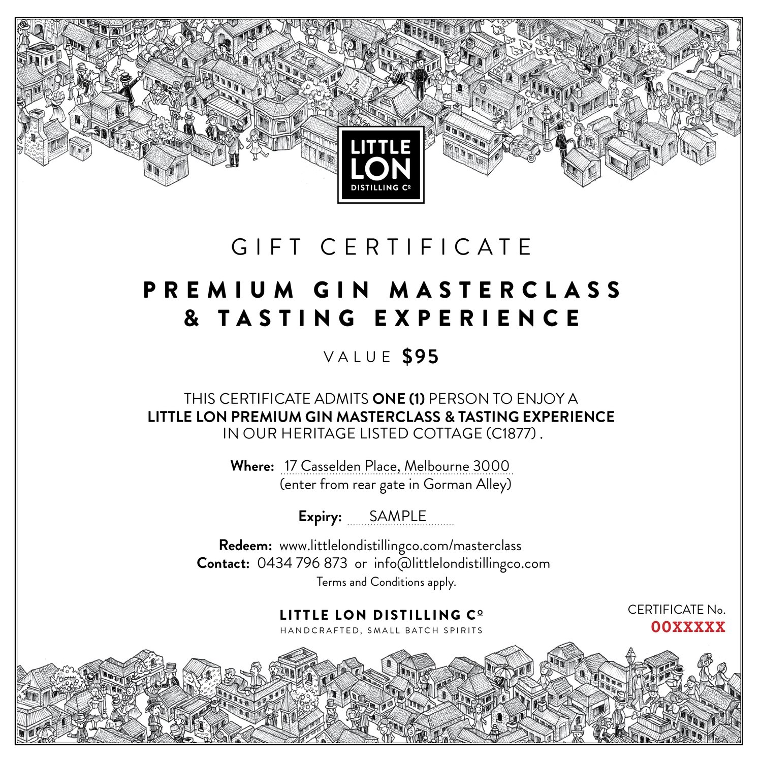 PREMIUM MasterClass Gift Certificate - for 1 PREMIUM MasterClass Gift Certificate - for 1