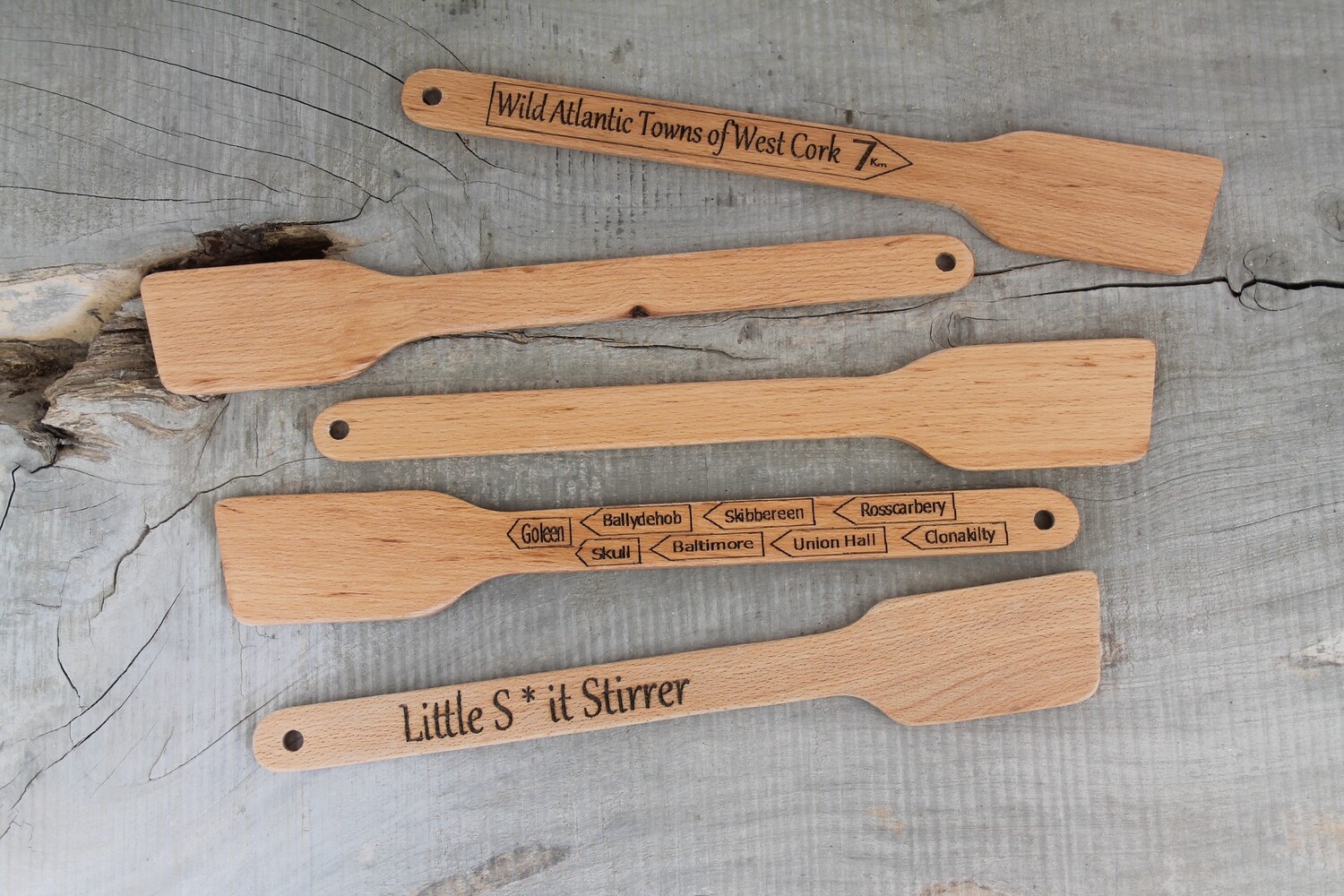 Wooden Spatulas For Cooking, Beech Wood, Plastic Free