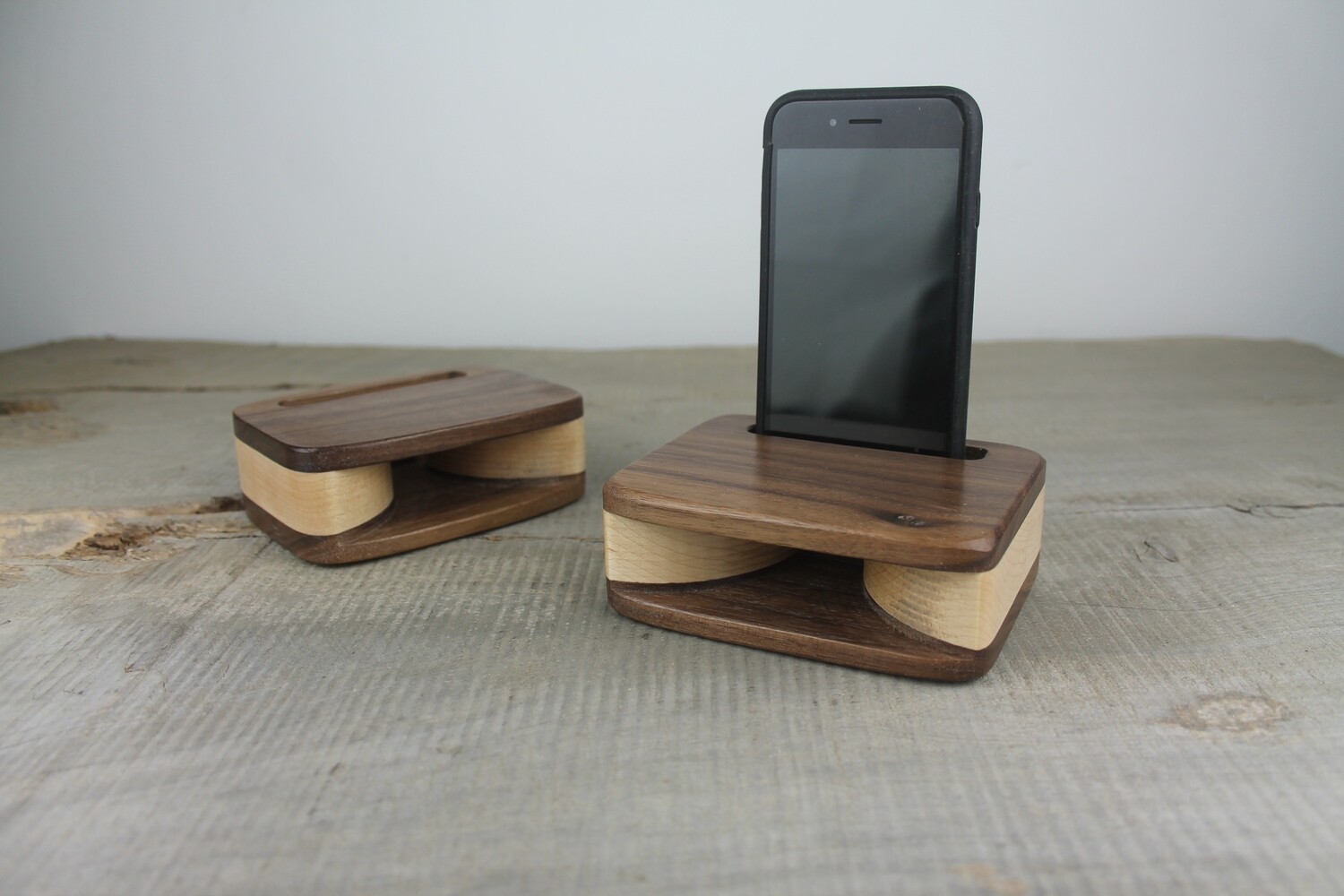 Wooden Phone Stand Amplifier, Passive Speaker