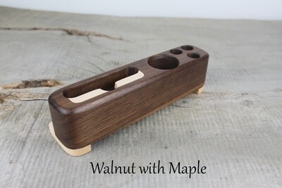 Wooden Docking Station, Desk Organizer