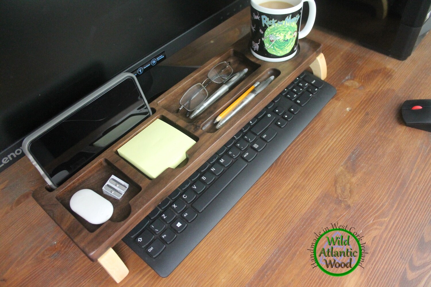 Desk Organizer with Dual Docking Station