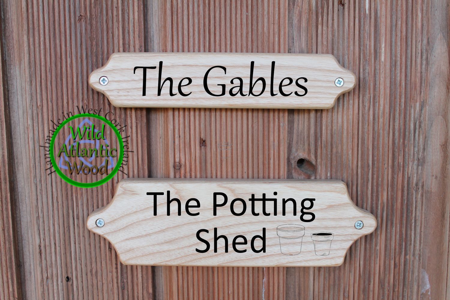 Personalized Ash Wood Sign Can Be Engraved With Your Own Message, Handmade Customized Wooden Signs