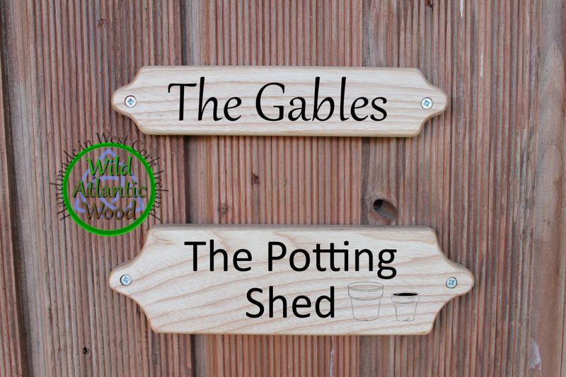 Personalized Ash Wood Sign Can Be Engraved With Your Own Message, Handmade Customized Wooden Signs