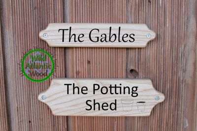 Personalized Ash Wood Sign Can Be Engraved With Your Own Message, Handmade Customized Wooden Signs