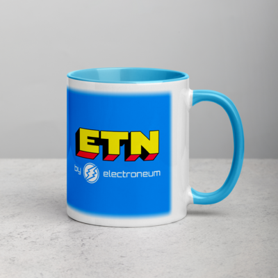 ETN by Electroneum Mug with Color Inside