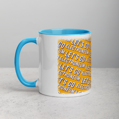 Let's Go Electroneum (Yellow) Mug with Color Inside Let's Go Electroneum (Yellow) Mug with Color Inside