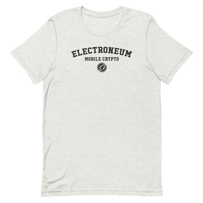 Electroneum College Alt T-Shirt (Black Wordmark)