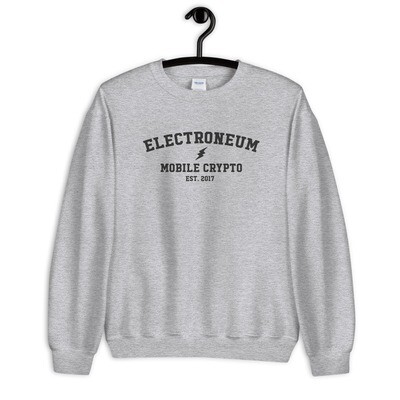 Electroneum College Style Sweatshirt (Unisex) 