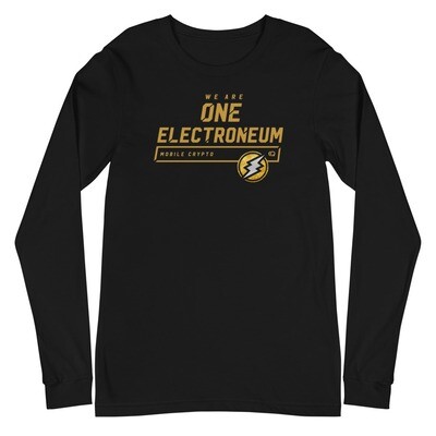 We Are One Electroneum Long Sleeve Tee We Are One Electroneum Long Sleeve Tee