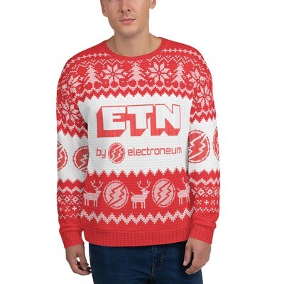 ETN by Electroneum Christmas Sweater (Red) ETN by Electroneum Christmas Sweater (Red)