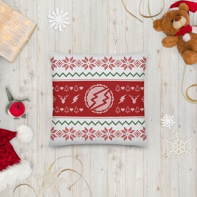 Electroneum Holiday Premium Pillow (Red) Electroneum Holiday Premium Pillow (Red)