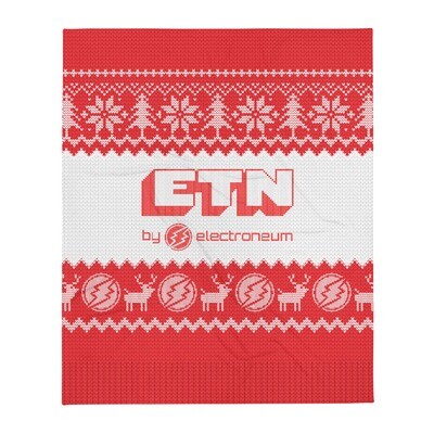 Electroneum Holiday Throw Blanket Electroneum Holiday Throw Blanket
