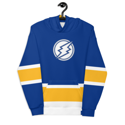 ETN Jersey Style Hoodie - Royal Blue & Gold ETN Jersey Style Hoodie - Royal Blue & Gold