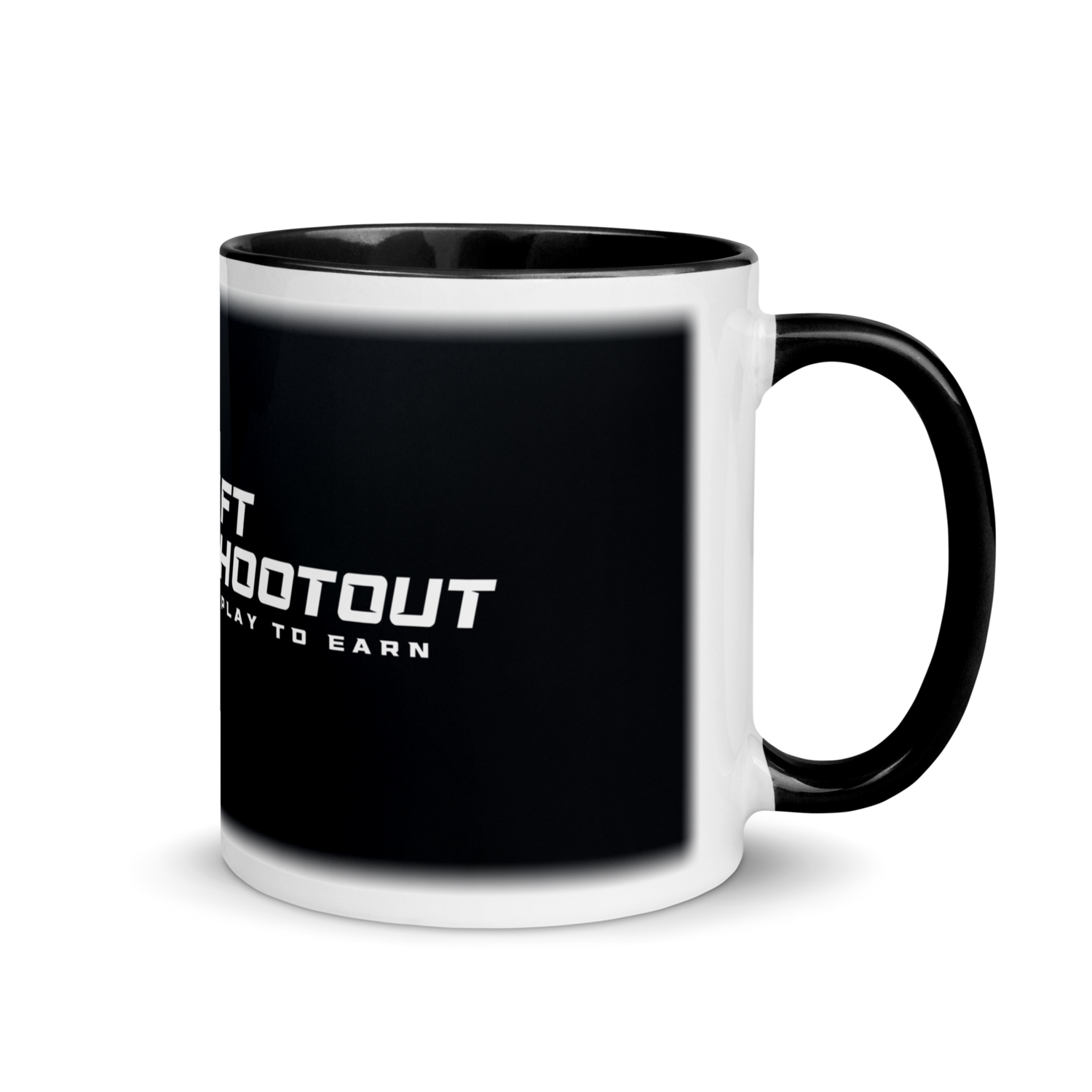 NFT Shootout (Full Logo) Mug with Color Inside