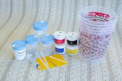 2 oz Kit DyeBold Specialty Dyes For Nylon, Wool And Silk Fibers. Includes Ph Reducer. 