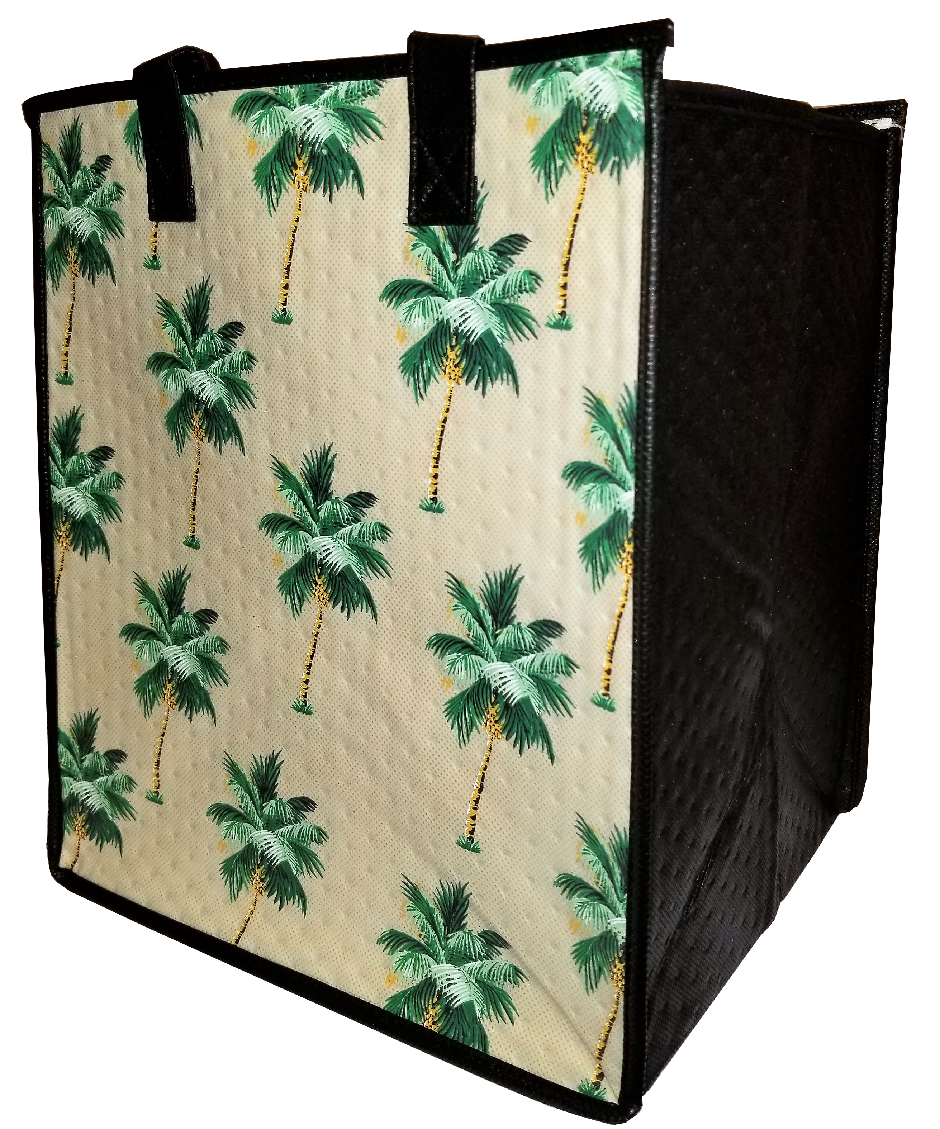 tropical paper garden insulated bags