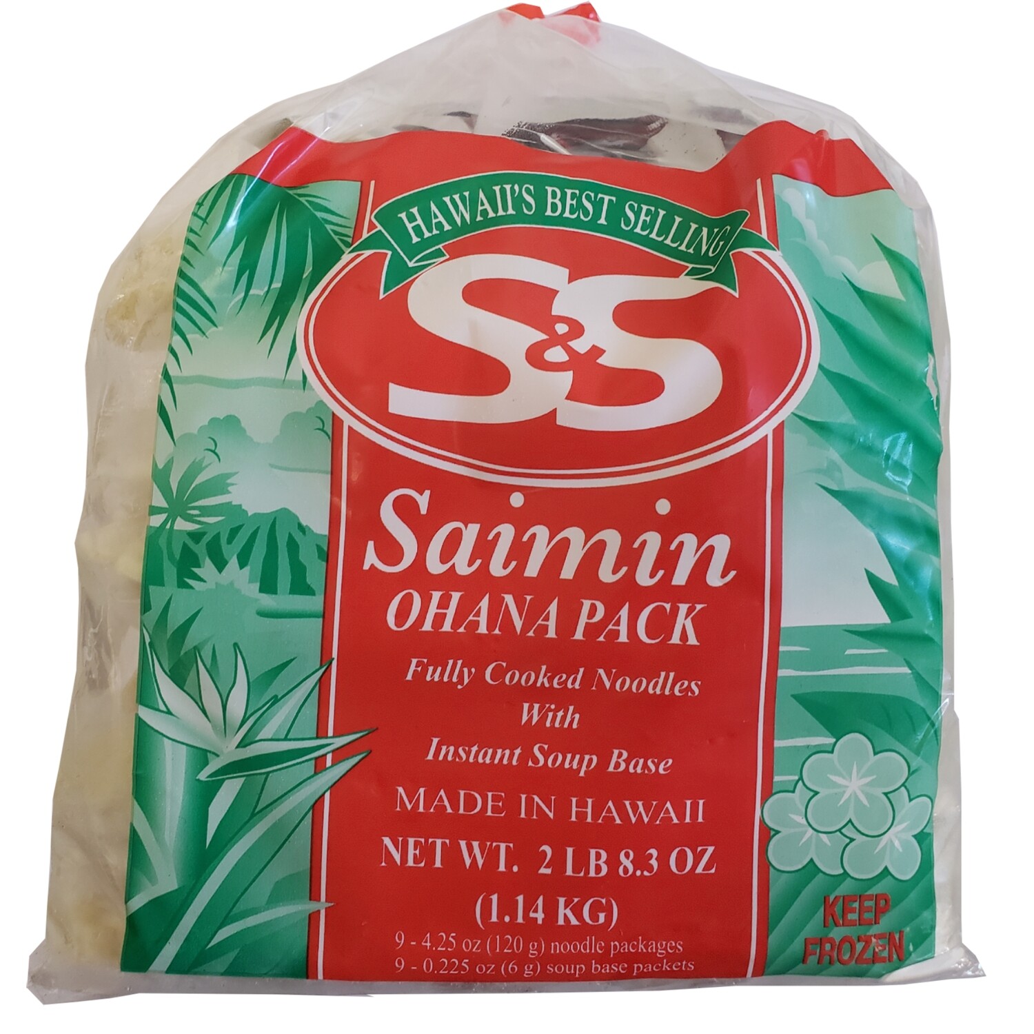 S&S Ohana Pack Saimin  9 Pack / 4.5 oz