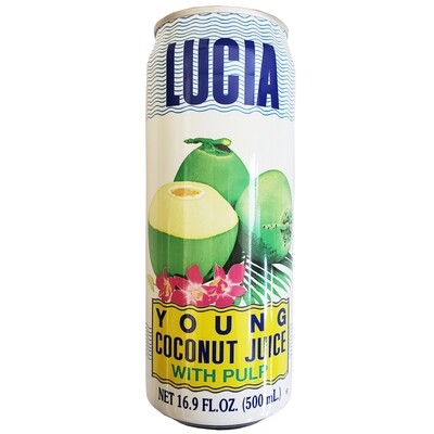Lucia Young Coconut Juice with Pulp 16.9 oz