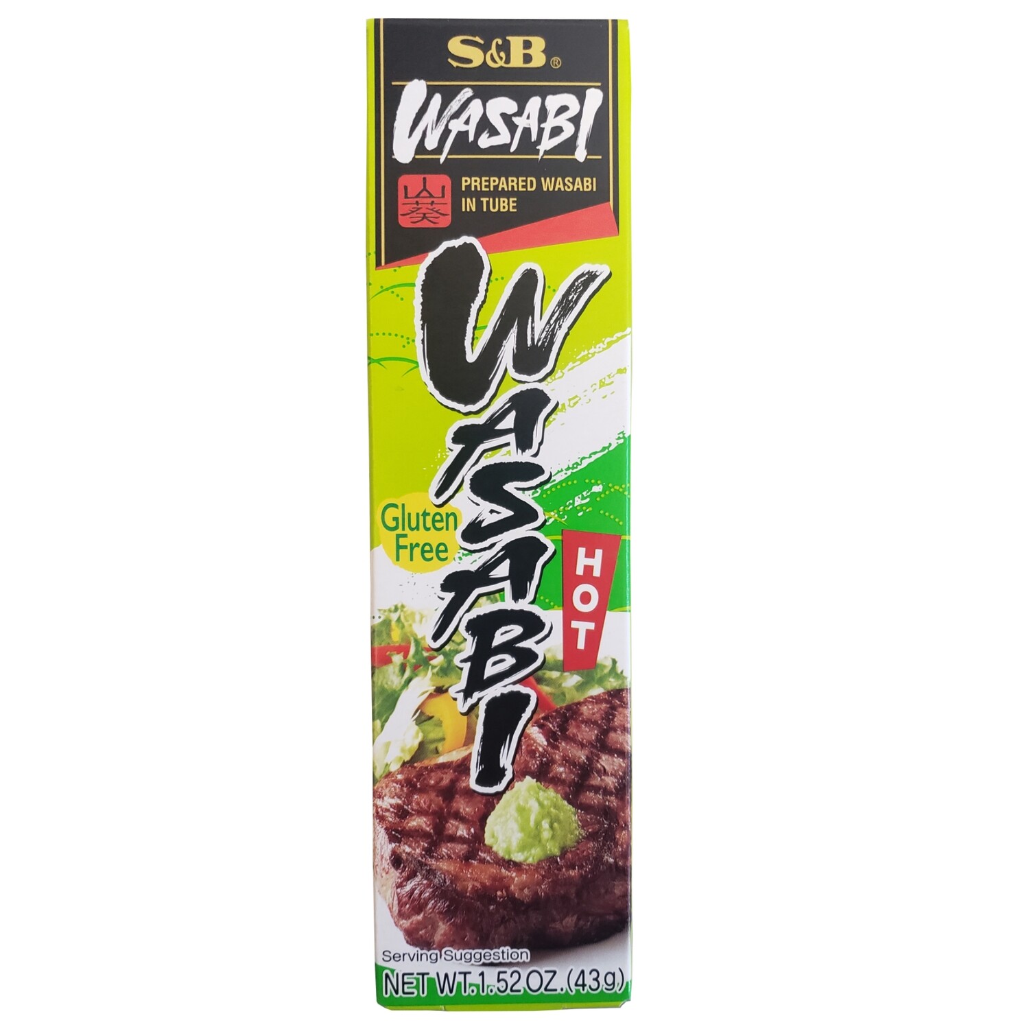 S&B Wasabi Paste in Tube 1.5 oz
