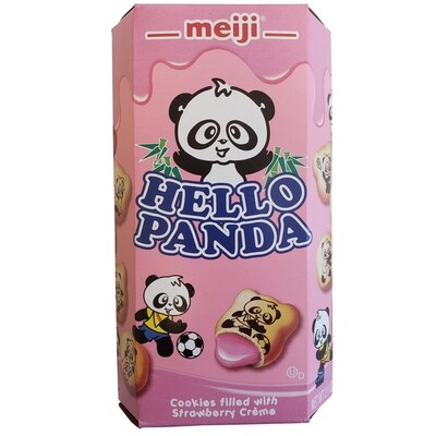 Hello Panda Biscuits with Strawberry Cream 2 oz