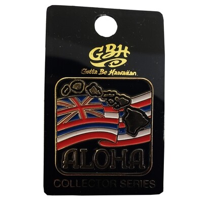 Pin - Aloha State Flag