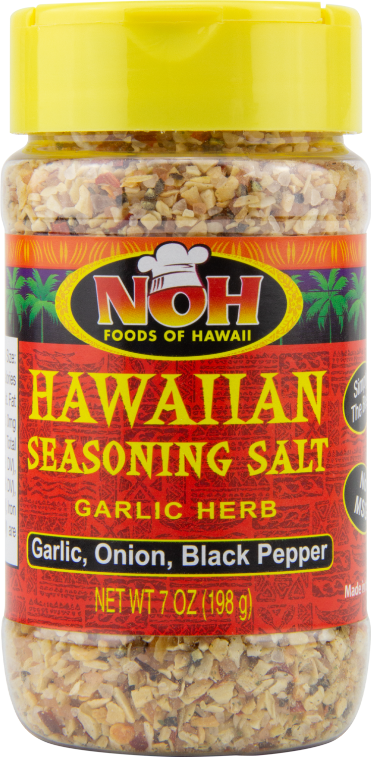 NOH Hawaiian Seasoning Salt Garlic Herb 7oz