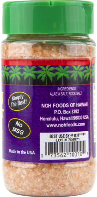 NOH Hawaiian Sea Salt Alae'a &amp; Rock Salt 9oz