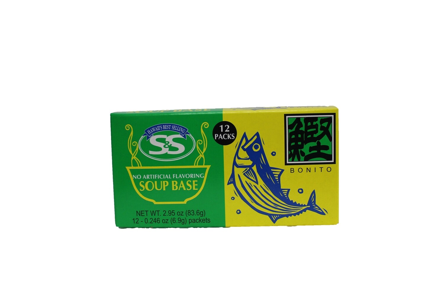 S&S Saimin No Artificial Flavoring Soup Base 12CT 2.95 oz