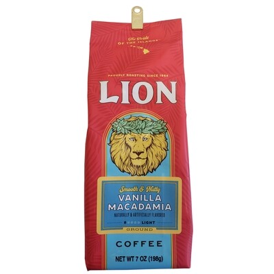 Lion  Vanilla Macadamia Ground Coffee 7 oz