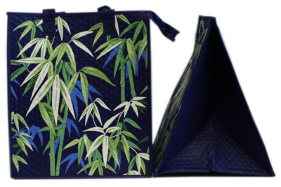 Tropical Paper Garden - Insulated Large Bag - SAGANO NAVY