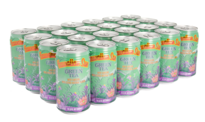 Hawaiian Sun Drink - Green Tea With Ginseng 11.5 oz (Pack of 24)  **Limit 2 cases total per purchase transaction**