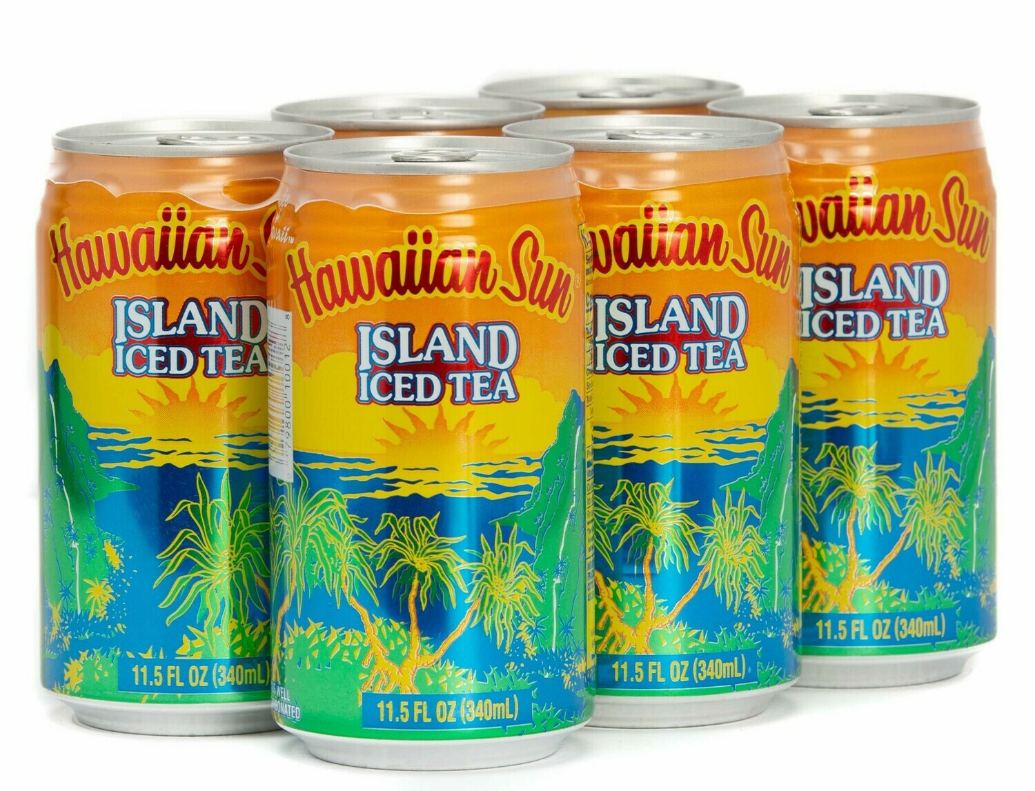 Hawaiian Sun Drink - Island Iced Tea 11. 5oz (Pack of 6)  **Limit 8 - 6/pks total per purchase transaction**