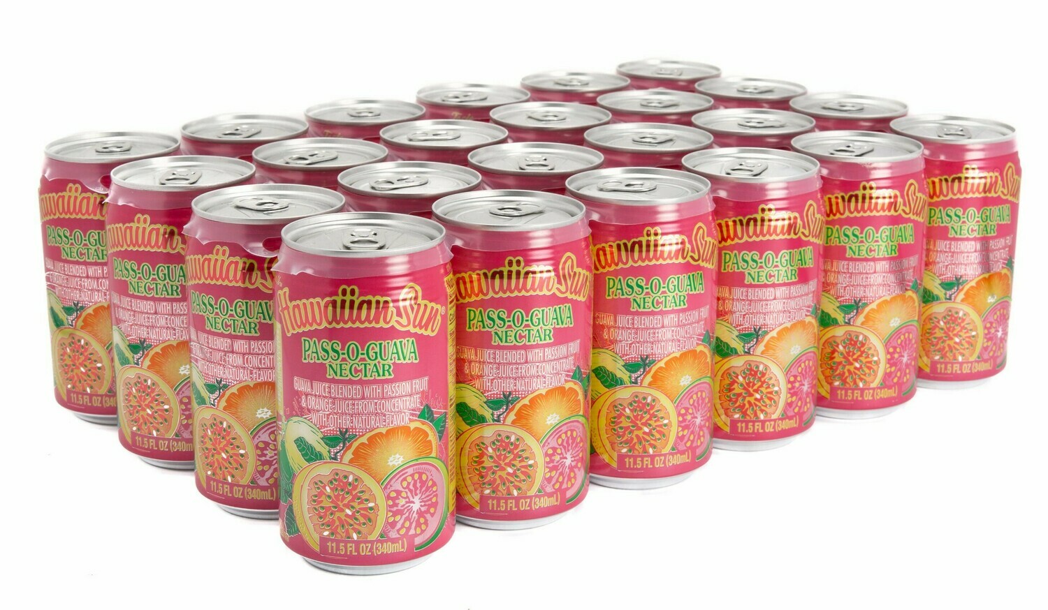 Hawaiian Sun Drink - Pass-O-Guava 11.5 oz (Pack of 24) **Limit 2 cases total per purchase transaction**