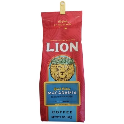 Lion Macadamia Ground Coffee 7 oz
