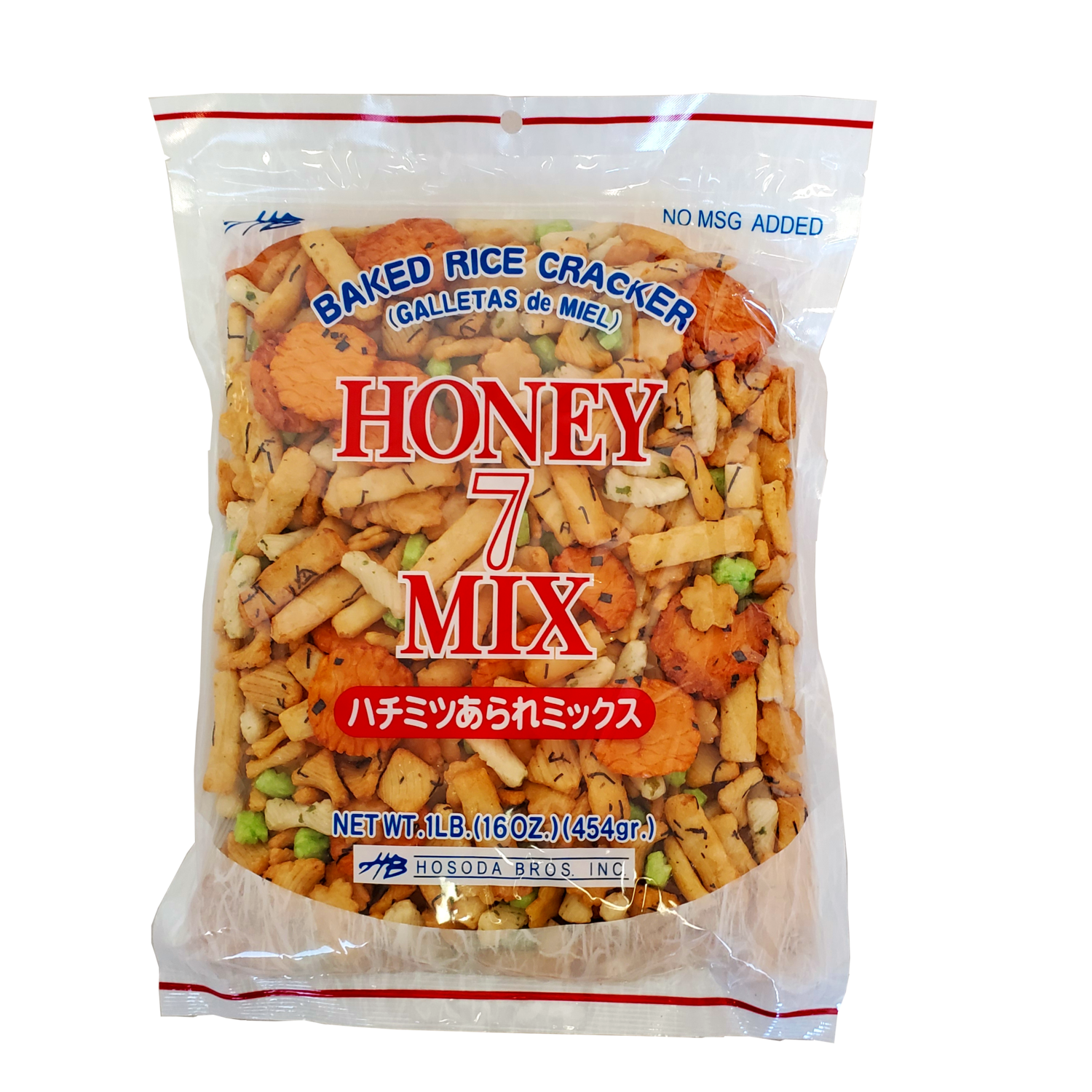 HB Honey 7 Mix 16 oz | Baked Honey Rice Crackers
