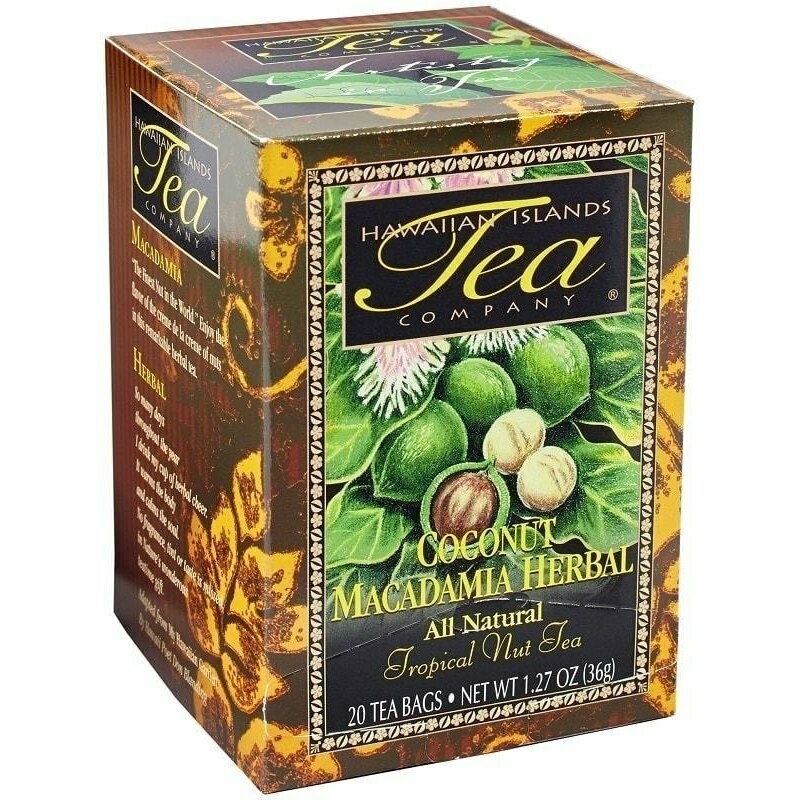 Hawaiian Islands Tea Co. Coconut Macadamia Herbal Tea 20CT/EA 1.27oz