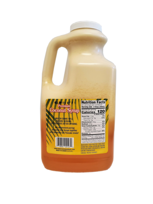 Hawaiian Sun Premium Coconut Syrup 64 oz Jug