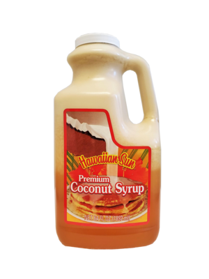 Hawaiian Sun Premium Coconut Syrup 64 oz Jug