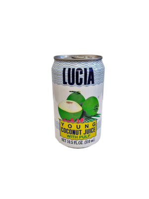 Lucia Young Coconut Juice With Pulp 10.5 oz