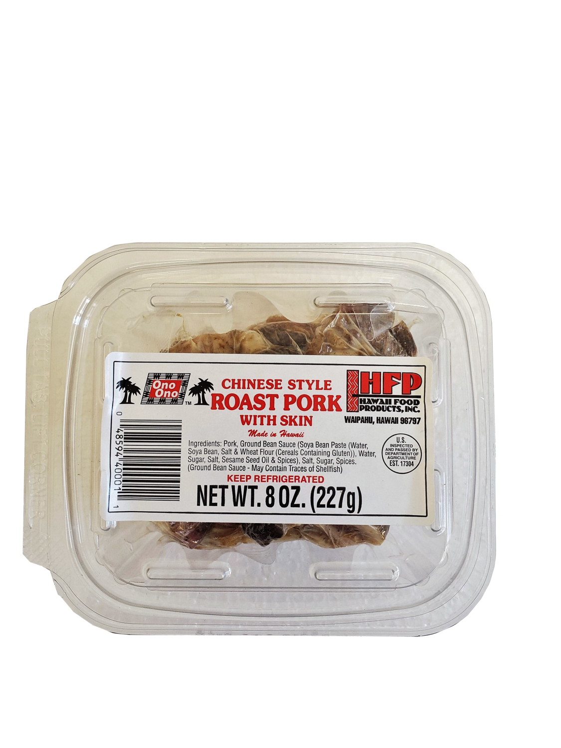 Ono Ono Roast Pork Pupu Pack 8 oz