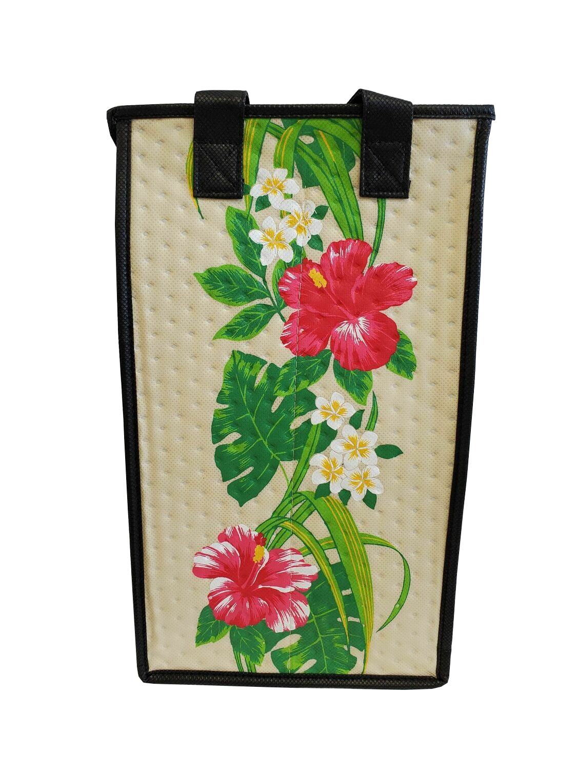 Tropical Paper Garden - Double Wine Bag- UNFORGETTABLE CREAM