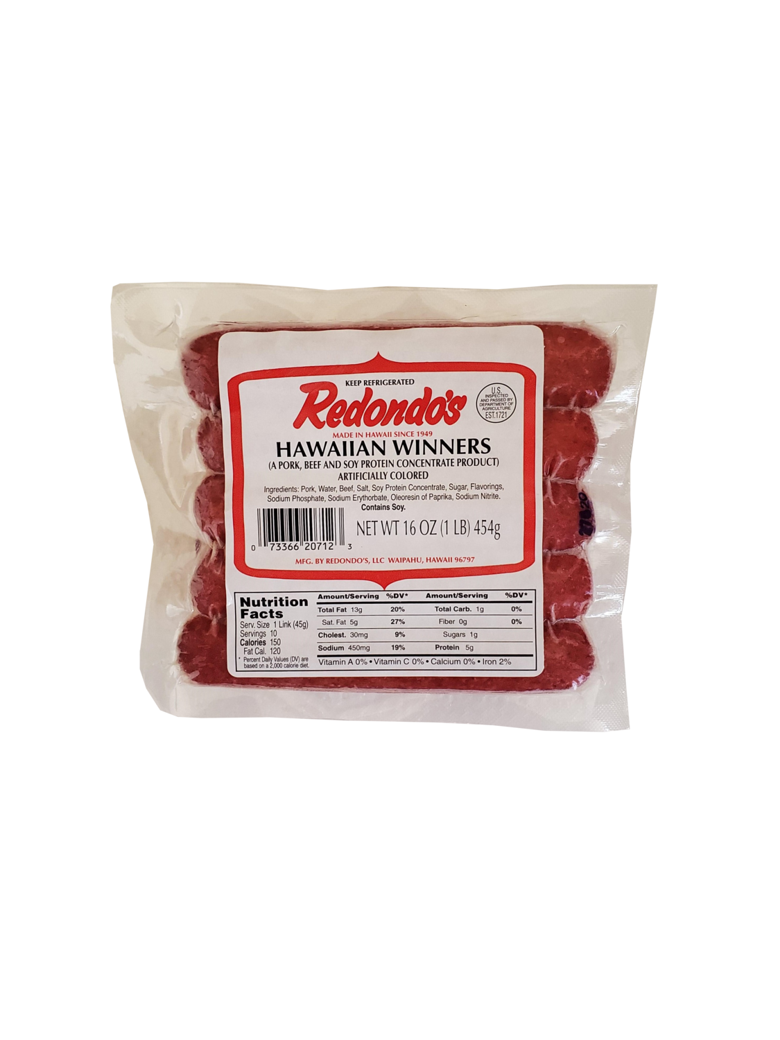 Redondo&#39;s Hawaiian Winners 16 oz