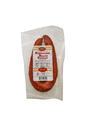 Franks Foods Portuguese Sausage Hot 12 oz Franks Foods Portuguese Sausage Hot 12 oz