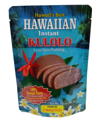 Hawaii&#39;s Best Hawaiian Instant Kulolo-Luau Taro Pudding 5.6oz
