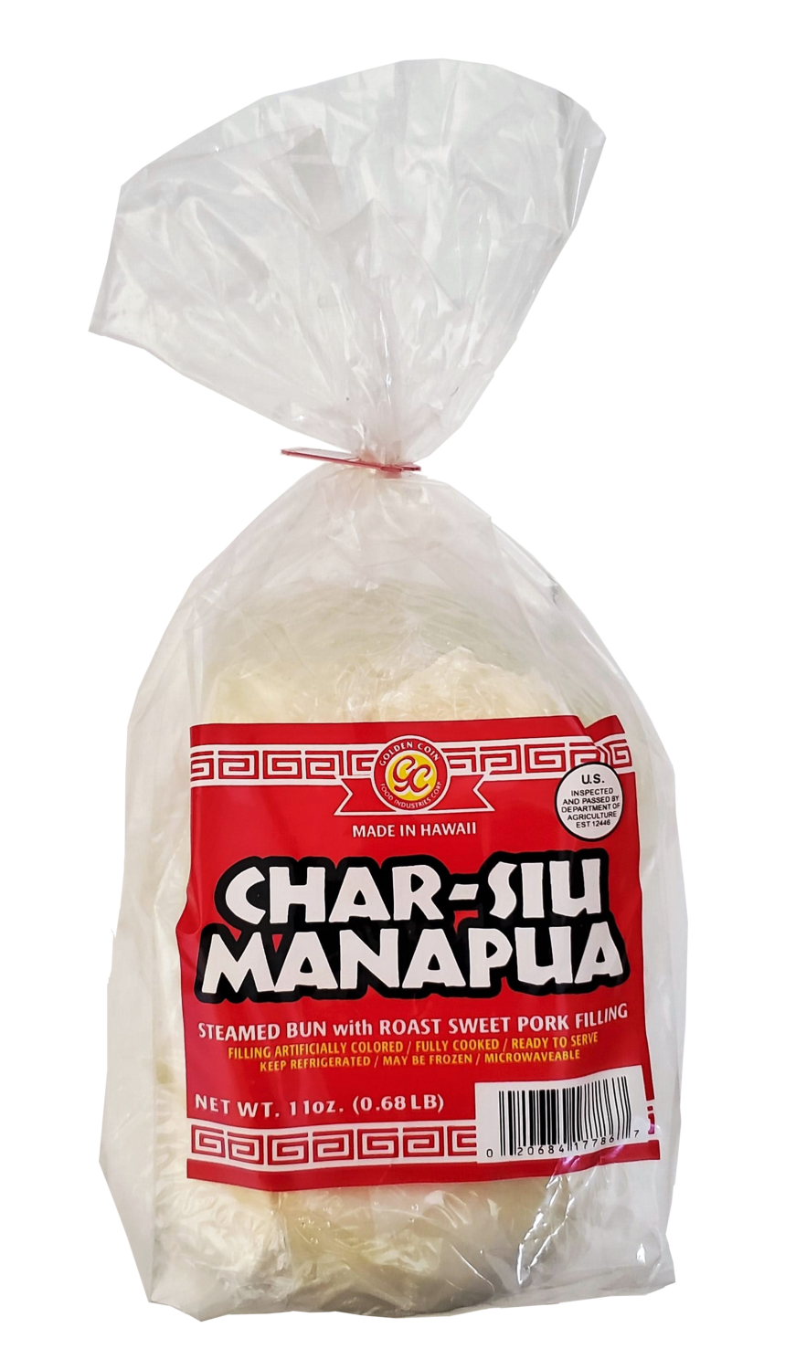 Golden Coin Manapua - Char Siu Pork 3ct 11 oz