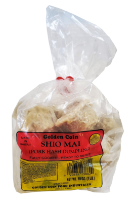 Golden Coin Pork Hash (Shio Mai) 16 oz
