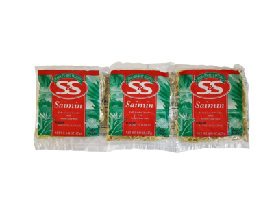 S&S Saimin with Soup Base 4.48 oz  (SOLD INDIVIDUALLY)