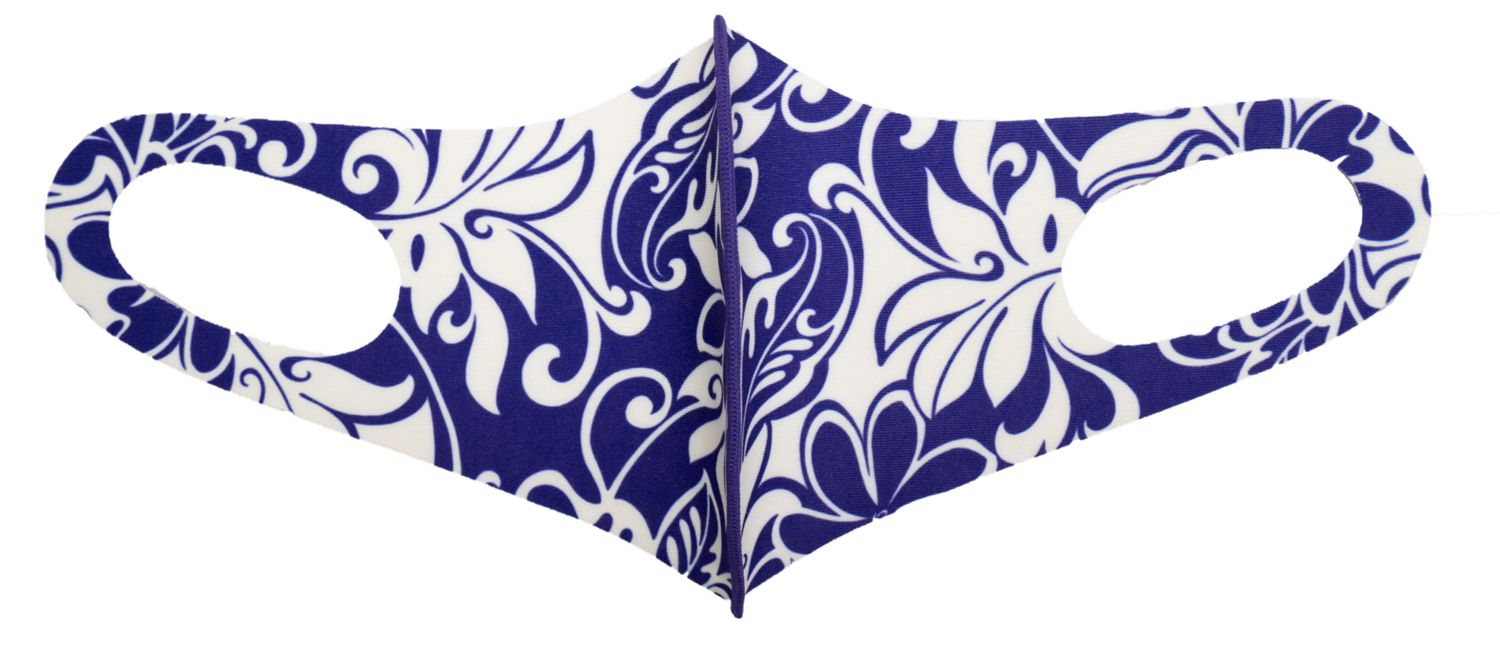 Adults Polyester/Spandex Washable Mask -  Milo Purple