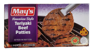 May's Teriyaki Beef Patties 2 lb May's Teriyaki Beef Patties 2 lb